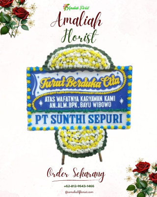 Papan Bunga Duka di Sungai Raya Kepulauan