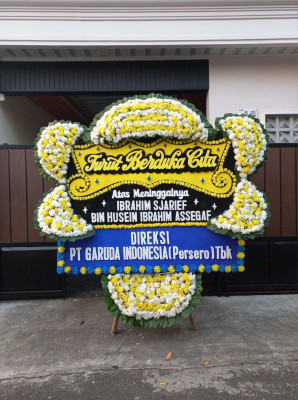 Papan Bunga Duka di Sungai Raya Kepulauan