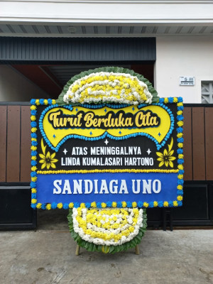 Papan Bunga Duka di Sungai Raya Kepulauan